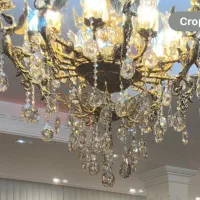 لوستر تمام برنز طرح فرشته ۲۰ لامپ