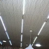 تایل سقفی pvc با سازه ولامپ ها