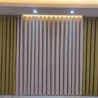 فروش و دوخت و نصب انواع پرده با کمترین قیمت|پرده، رانر، رومیزی|قم, باجک یک|دیوار