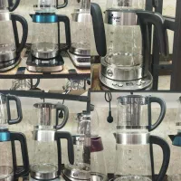 چایساز روهمی گرمکن دار پیرکس کازوکی قوری پیرکس
