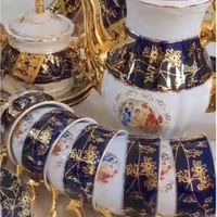 سرویس چینی قسطی  سورمه ای غذاخوری۱۲نفره کریستال چک|ظروف سرو و پذیرایی|تهران, امیرآباد|دیوار