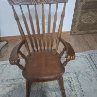 صندلی راک چوب گردو وراش