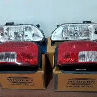 ۴ عدد چراغ جلو و عقب پراید ۱۳۱