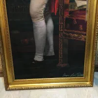 تابلو نقاشی ناپلئون فرانسوی مخمل ورق طلا قدی بزرگ|تابلو، نقاشی، عکس|تهران, اقدسیه|دیوار