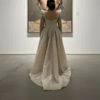 لباس مجلسی باکسدوزی تمام کارشده|لباس|مراغه, |دیوار