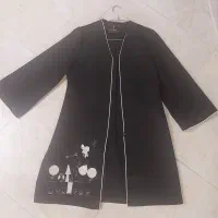مانتو مشکی سایز ۴۴