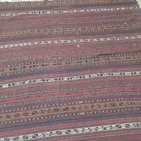 جاجیم دست بافت قدیمی خیلی تمیز بارنگهای طبیعی