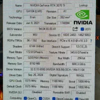 گرافیک 3070ti MSI|قطعات و لوازم جانبی رایانه|کرمانشاه, |دیوار