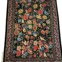 بافنده ماهر فرش ابریشم