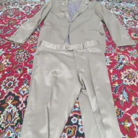 کت وشلوارکرمی نوپوتین تمام چرم آمریکایی اصل|حراج|قصرشیرین, |دیوار