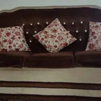 مبل و میز هفت نفره با میز ناهارخوری