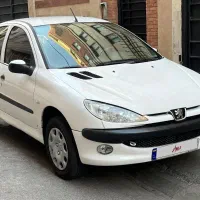 پژو ۲۰۶ تیپ ۲ مدل ۹۰ سفید سفارشی