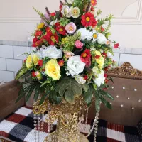 انواع گل و گلدان|گل مصنوعی|کرمان, |دیوار