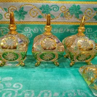 قندان طلایی و قوری|قوری، کتری، قهوه‌ساز دستی|زاهدان, |دیوار