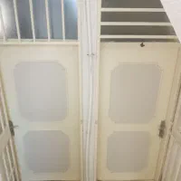 دو لنگه درب چوبی جنس قدیم