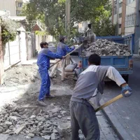 حمل نخاله و مصالح ساختمانی و تخریب