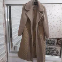 پالتو شیک نسکافه ای سایز ۴۸|لباس|قروه, |دیوار