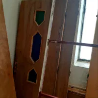 چهار چوب آهنی و درب بسیار سالم|مصالح و تجهیزات ساختمان|گلپایگان, |دیوار