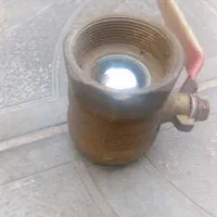 شیر فلکه 2اینچ دسته گازی  برنجی