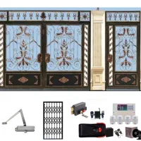 درب قفل آرام بند دستگیره آکاردئونی دزدگیر