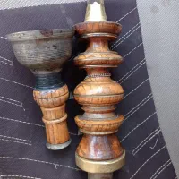 قلیان زرد برنجه کوب|کلکسیون اشیاء عتیقه|ایلام, |دیوار