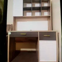 میز تحریر و کتابخانه دکوری با کشو