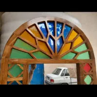 پنجره سنتی با چوب روسی|صنایع دستی و سایر لوازم تزئینی|تهران, شهرک ابوذر|دیوار