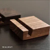 هدیه تبلیغاتی استند نگهدارنده گوشی پایه چوبی تحریر