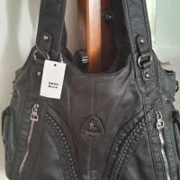 کیف زنانه چرم سنگ شور