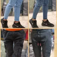 شلوار لی کتان پارچه‌ای  جدید رسید|لباس|میبد, |دیوار