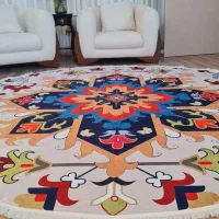 فرشینه گرد سفارشی تا قطر سه|فرش|تهران, حکیمیه|دیوار