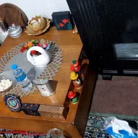 مبل ۷نفره چوبی|مبلمان خانگی و میز عسلی|رشت, حومه رشت|دیوار