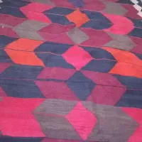 گلیم دست بافت|گلیم، جاجیم، گبه|خرم‌آباد, |دیوار