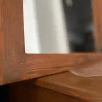 دراور و آینه و پا تختی چوبی|تخت و سرویس خواب|گرگان, |دیوار