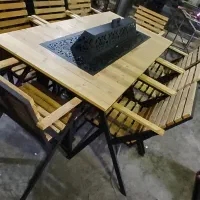 بآربیکیو آتشدان مسطتیل در ابعاد سفارشی|اجاق گاز و لوازم برقی پخت‌وپز|تهران, شوش|دیوار