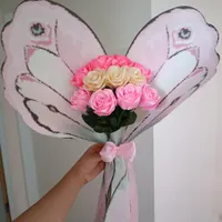 دسته گلهای پروانه ای ویژه روزدختر مدلی خاص و ویژه|گل مصنوعی|شیراز, دشت چنار|دیوار