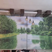 پرده زبرا طرح منظره (۲×۴)