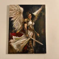 نقاشی رنگ روغن«warrior Dimitria»