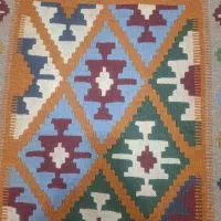 گلیم پشمی|گلیم، جاجیم، گبه|ساوه, |دیوار