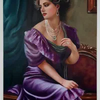 تابلو سلطنتی نقاشی رنگ و روغن