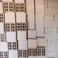 بلوک 20*10 گوشه‌دار- آجر سفال -سه گل-پوکه