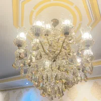 دو عدد لوستر کریستال