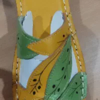 دمپایی روفرشی چرم