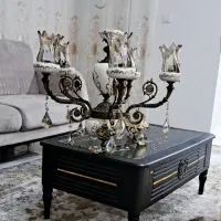 لوستر برنجی، عینک افتابی و طبی،  فرش