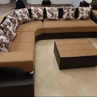 مبل ال دسته دوبل|مبلمان خانگی و میز عسلی|کهنوج, |دیوار