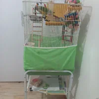 قفس پرنده پایه چرخدار