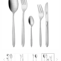 سرویس قاشق چنگال 57پارچه ناب استیل پالرمو