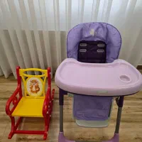 در حد نو صندلی غذا،تشک بازی موزیکال