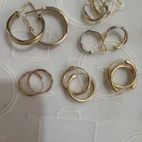 گوشواره حلقه ای طلا