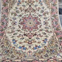 قالیچه دستباف گل ابریشم کاشمر نقشه تبریز|فرش|کرج, برغان|دیوار